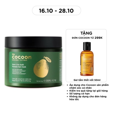 COCOON Kem Ủ Tóc Bưởi Cocoon Giảm Gãy Rụng Và Làm Mềm Tóc 200ml image