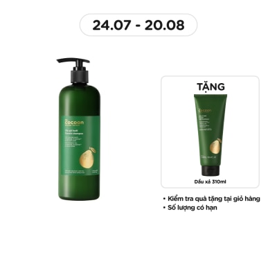 COCOON Dầu Gội Bưởi Cocoon Giảm Gãy Rụng và Làm Mềm Tóc Pomelo Shampoo 500ml