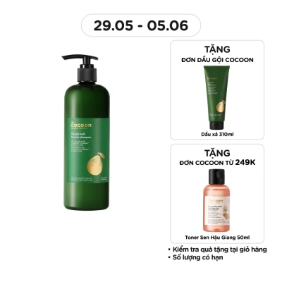 COCOON Dầu Gội Bưởi Cocoon Giảm Gãy Rụng và Làm Mềm Tóc Pomelo Shampoo 500ml