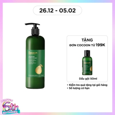 COCOON Dầu Gội Bưởi Cocoon Giảm Gãy Rụng và Làm Mềm Tóc Pomelo Shampoo 500ml