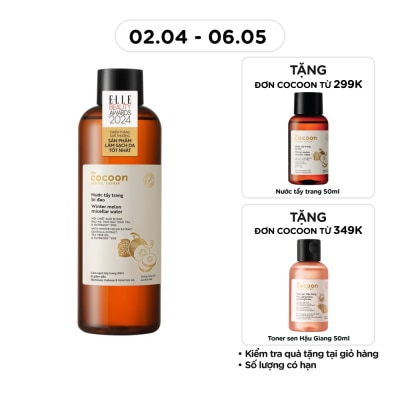 COCOON - Nước Tẩy Trang Cocoon Winter Melon Bí Đao Làm Sạch Da Và Giảm Dầu 500ml