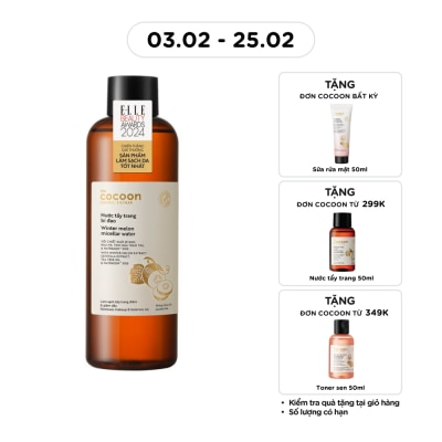 COCOON Nước Tẩy Trang Cocoon Winter Melon Bí Đao Làm Sạch Da Và Giảm Dầu 500ml