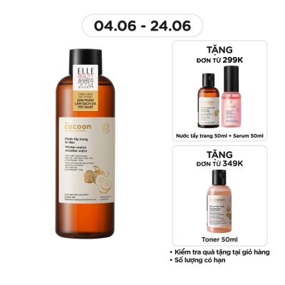 COCOON - Nước Tẩy Trang Cocoon Winter Melon Bí Đao Làm Sạch Da Và Giảm Dầu 500ml