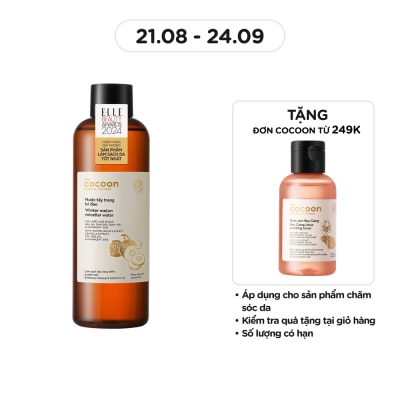 COCOON Nước Tẩy Trang Cocoon Winter Melon Bí Đao Làm Sạch Da Và Giảm Dầu 500ml