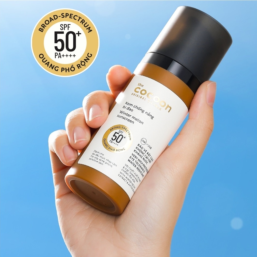 Kem Chống Nắng Bí Đao Cocoon Winter Melon Sunscreen SPF 50+ PA++++ 50ml