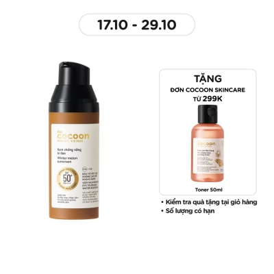 COCOON Kem Chống Nắng Bí Đao Cocoon Winter Melon Sunscreen SPF 50+ PA++++ 50ml