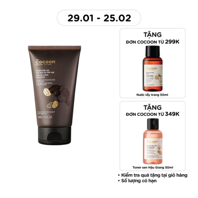 COCOON Face Polish Dak Lak Coffee And Cocoa Butter For Soft And Radiant Skin 150ml