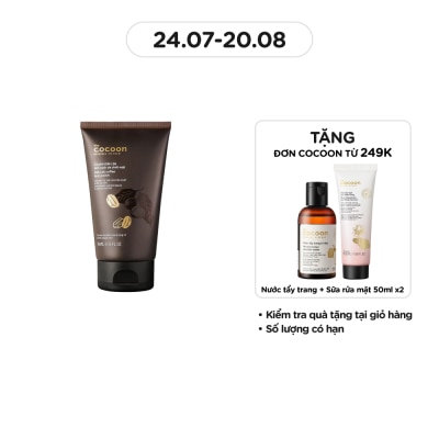 COCOON Tẩy Tế Bào Cocoon Dak Lak Coffee Làm Sạch Mềm Mại Da Mặt Với Hạt Cà Phê Và Bơ Ca Cao 150ml