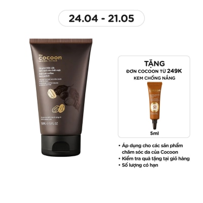 COCOON Face Polish Dak Lak Coffee And Cocoa Butter For Soft And Radiant Skin 150ml