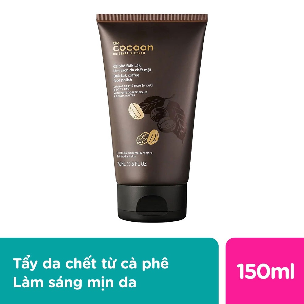Face Polish Dak Lak Coffee And Cocoa Butter For Soft And Radiant Skin 150ml