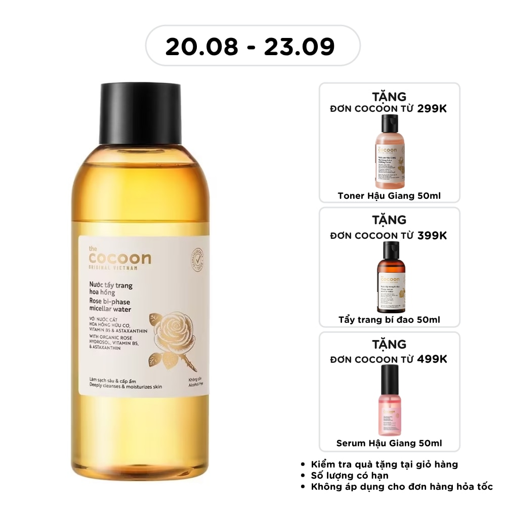 Nước Tẩy Trang Cocoon Hoa Hồng 310ml image