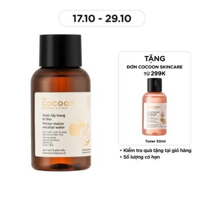 COCOON Winter Melon Micellar Water Cleanse & Balance Oil 140ml