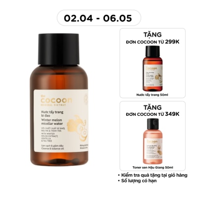 COCOON - Nước Tẩy Trang Cocoon Winter Melon Bí Đao Làm Sạch Da Và Giảm Dầu 140ml