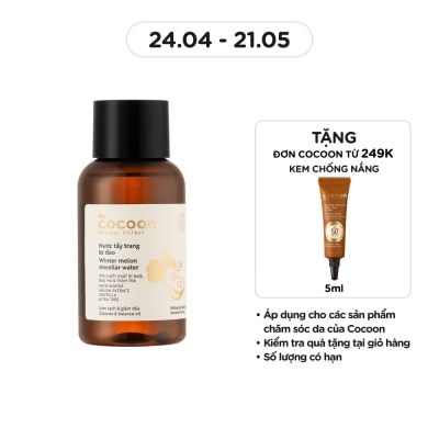 COCOON Nước Tẩy Trang Cocoon Winter Melon Bí Đao Làm Sạch Da Và Giảm Dầu 140ml