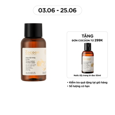 COCOON Nước Tẩy Trang Cocoon Winter Melon Bí Đao Làm Sạch Da Và Giảm Dầu 140ml