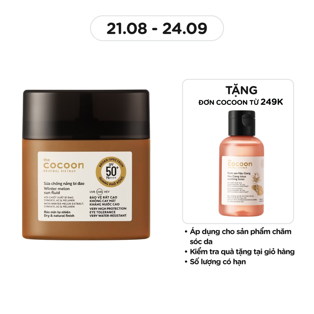 Sữa Chống Nắng Bí Đao Cocoon 50ml