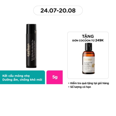 COCOON Lip Balm Coconut Ben Tre With Shea Butter & Vitamin E 5g