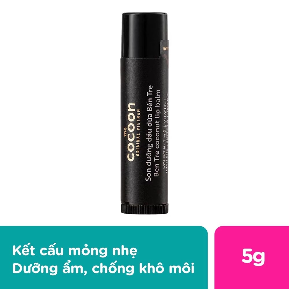 Lip Balm Coconut Ben Tre With Shea Butter & Vitamin E 5g