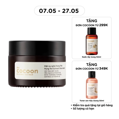 COCOON - Mặt Nạ Nghệ Hưng Yên Cocoon Turmeric Face Mask Giúp Da Rạng Rỡ & Mịn Màng 30ml