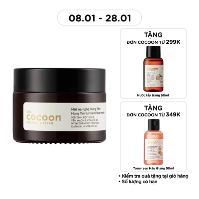 COCOON Mặt Nạ Nghệ Hưng Yên Cocoon Turmeric Face Mask Giúp Da Rạng Rỡ & Mịn Màng 30ml