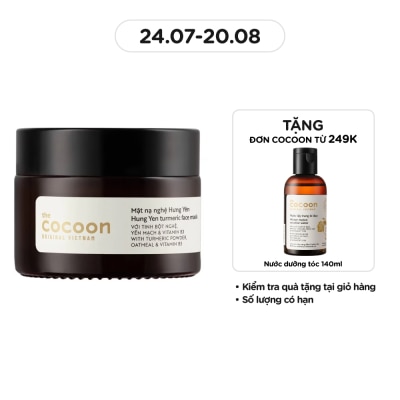 COCOON Mặt Nạ Nghệ Hưng Yên Cocoon Turmeric Face Mask Giúp Da Rạng Rỡ & Mịn Màng 30ml