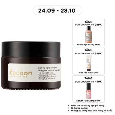 COCOON Mặt Nạ Nghệ Hưng Yên Cocoon Turmeric Face Mask Giúp Da Rạng Rỡ & Mịn Màng 30ml image