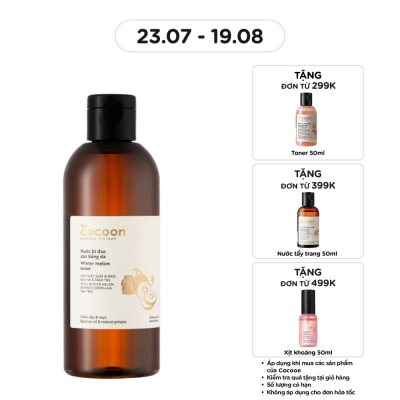 COCOON - Nước Cân Bằng Da Cocoon Winter Melon Toner Bí Đao 310ml image