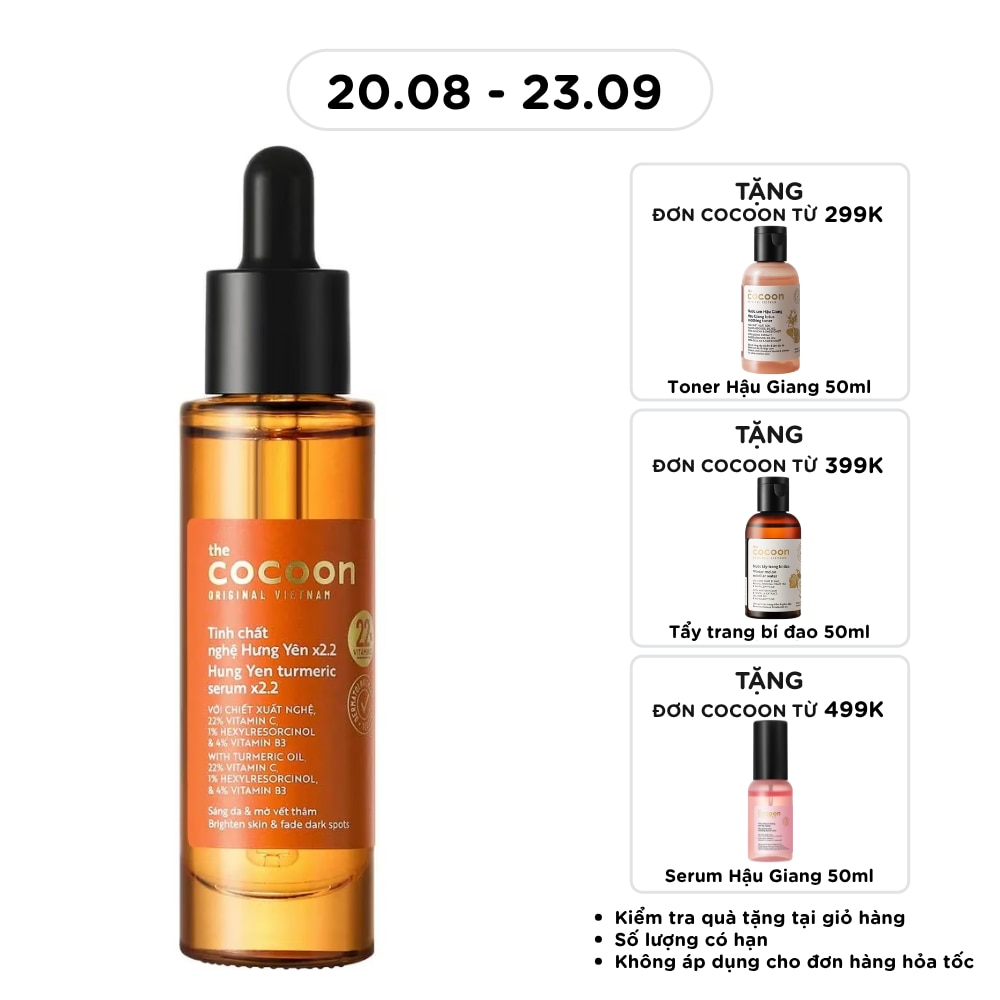 Hung Yen Turmeric Serum Brighten Skin And Fade Dark Spots C22 30ml image