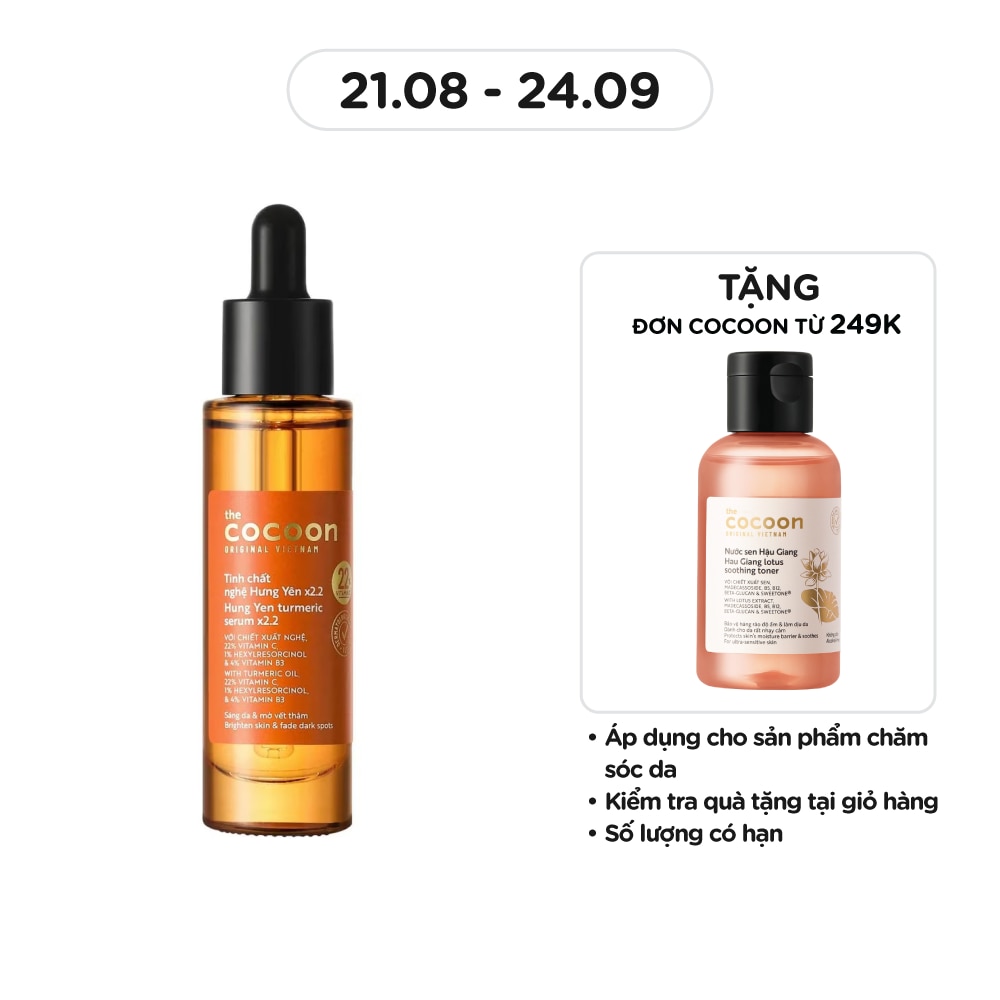 Hung Yen Turmeric Serum Brighten Skin And Fade Dark Spots C22 30ml