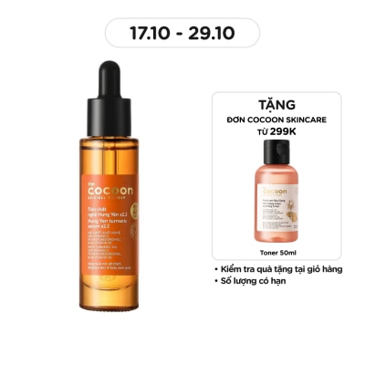 COCOON Hung Yen Turmeric Serum Brighten Skin And Fade Dark Spots C22 30ml