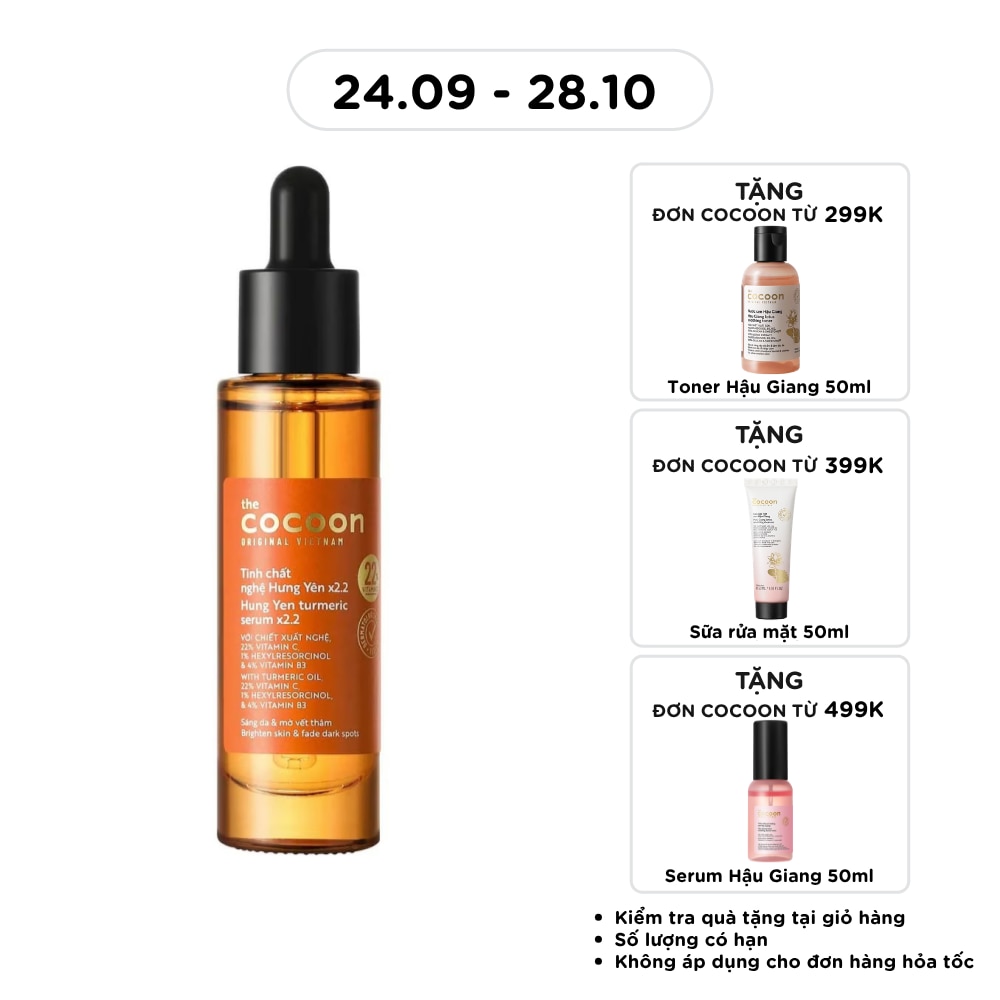 Hung Yen Turmeric Serum Brighten Skin And Fade Dark Spots C22 30ml