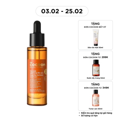 COCOON Tinh Chất Nghệ Hưng Yên Cocoon Sáng Da Mờ Vết Thâm C22 30ml