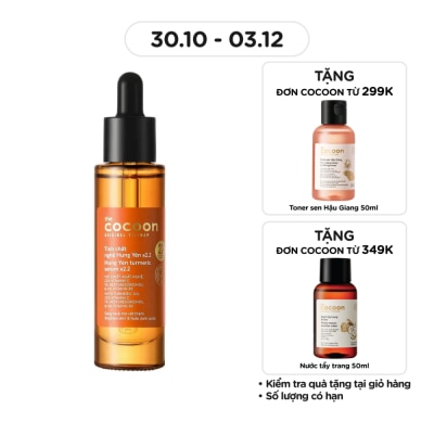 COCOON Tinh Chất Nghệ Hưng Yên Cocoon Sáng Da Mờ Vết Thâm C22 30ml