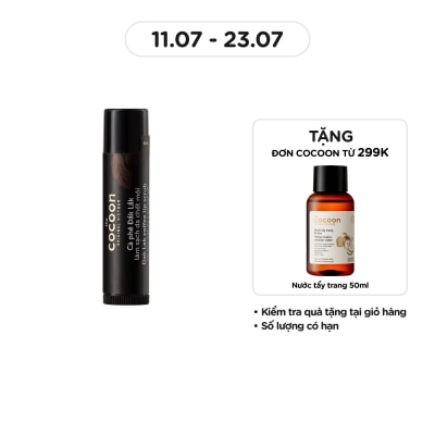 COCOON Tẩy Da Môi Cocoon Scrub With Macadamia Oil And Shea Butter Soft Smooth Lips Cà Phê Đắk Lắk 5g