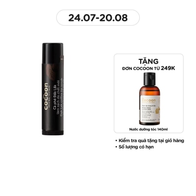 COCOON Tẩy Da Môi Cocoon Scrub With Macadamia Oil And Shea Butter Soft Smooth Lips Cà Phê Đắk Lắk 5g
