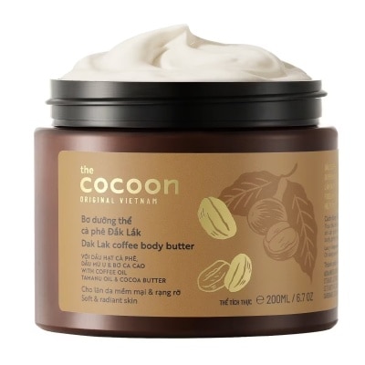 COCOON Bơ Dưỡng Thể Cocoon Dak Lak Coffee Body Butter Từ Cà Phê Đắk Lắk 200ml