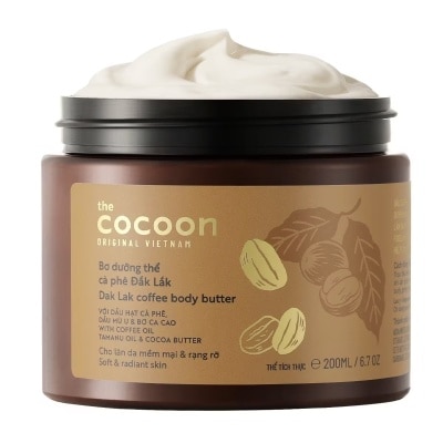 COCOON Bơ Dưỡng Thể Cocoon Dak Lak Coffee Body Butter Từ Cà Phê Đắk Lắk 200ml image