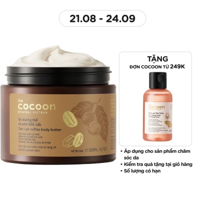 COCOON Bơ Dưỡng Thể Cocoon Dak Lak Coffee Body Butter Từ Cà Phê Đắk Lắk 200ml