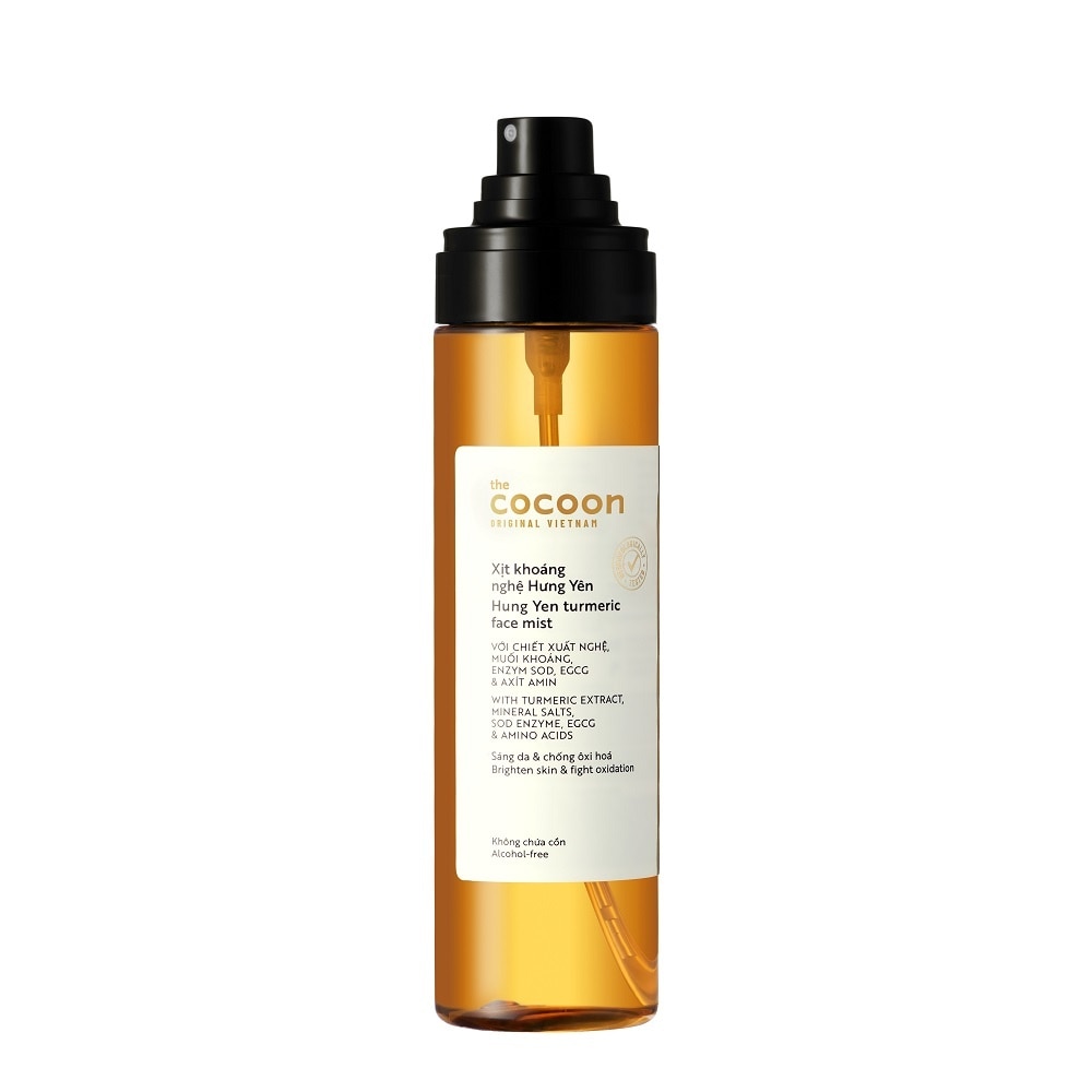 Xịt Khoáng Nghệ Hưng Yên Cocoon Sáng Da & Chống Oxy Hóa Turmeric Face Mist 130ml