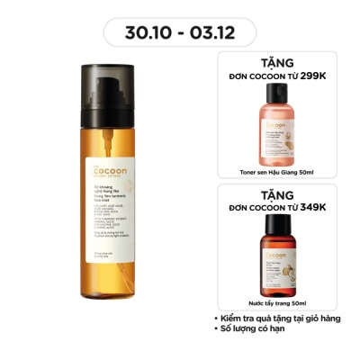 COCOON Xịt Khoáng Nghệ Hưng Yên Cocoon Sáng Da & Chống Oxy Hóa Turmeric Face Mist 130ml