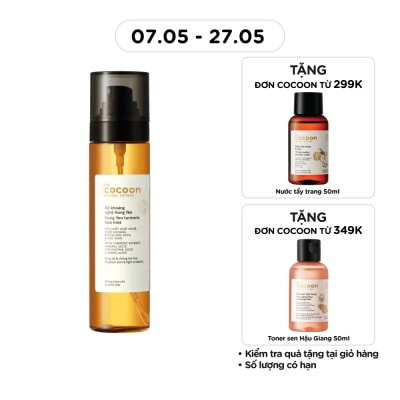 COCOON - Xịt Khoáng Nghệ Hưng Yên Cocoon Sáng Da & Chống Oxy Hóa Turmeric Face Mist 130ml