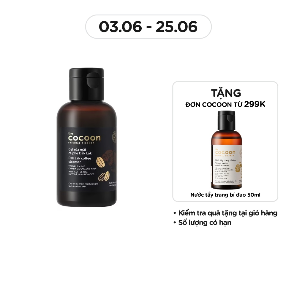 Dak Lak Coffee Gel Cleanser 140ml
