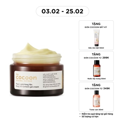 COCOON Kem Thạch Cocoon Chiết Xuất Nghệ Hưng Yên Turmeric Gel Cream 30ml