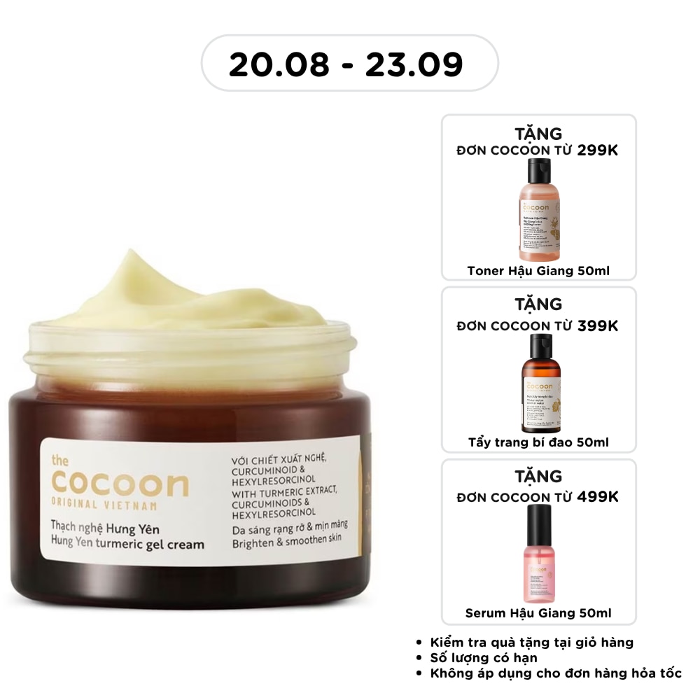 Kem Thạch Cocoon Chiết Xuất Nghệ Hưng Yên Turmeric Gel Cream 30ml image