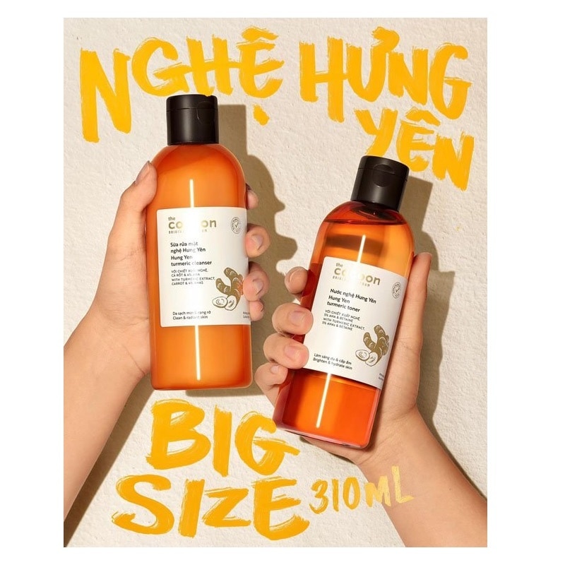 Nước Cân Bằng Nghệ Hưng Yên Cocoon Turmeric Toner 310ml