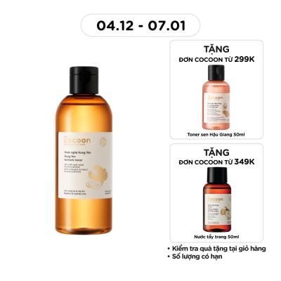 COCOON Nước Cân Bằng Nghệ Hưng Yên Cocoon Turmeric Toner 310ml