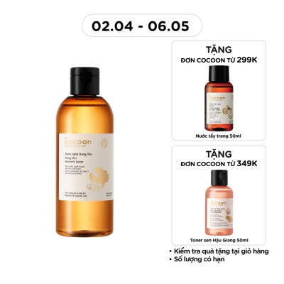 COCOON - Nước Cân Bằng Nghệ Hưng Yên Cocoon Turmeric Toner 310ml
