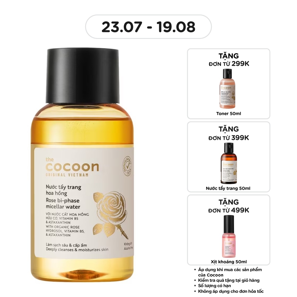 Nước Tẩy Trang Cocoon Hoa Hồng 140ml image