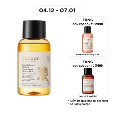 COCOON Nước Tẩy Trang Cocoon Hoa Hồng 140ml