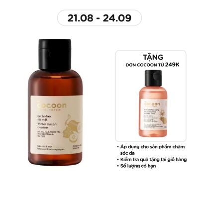 COCOON Gel Rửa Mặt Cocoon Bí Đao Winter Melon Cleanser 140ml